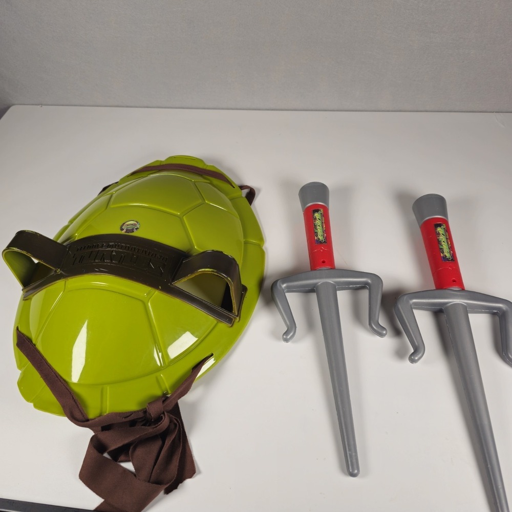 Teenage Mutant Ninja Turtles TMNT Toy Lot Shell Backpack Mask Walkie Talkies Fig - Picture 11 of 12